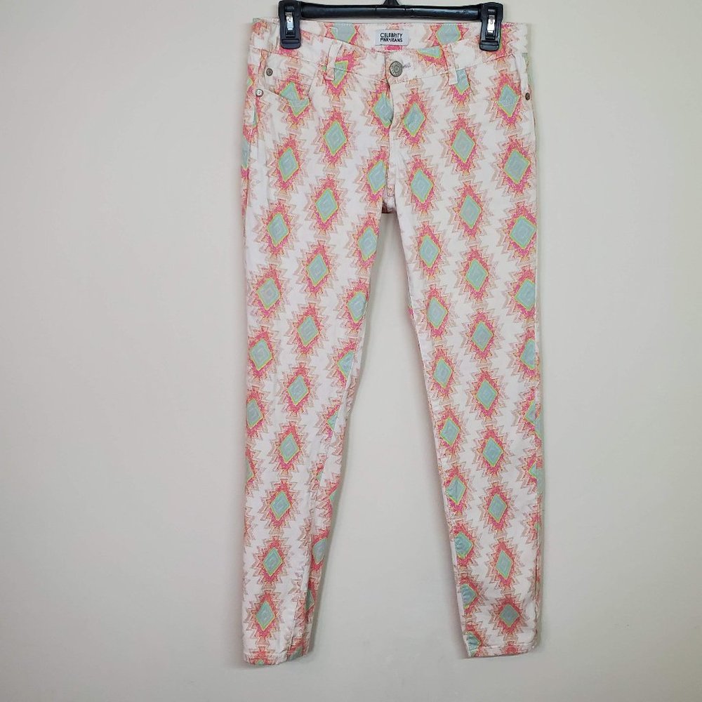 CELEBRITY PINK SKINNY JEANS JUNIORS Ladies SZ 5